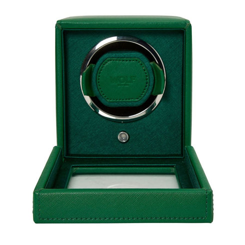 Cub Single Watch Winder With Cover (Tutti Frutti Green)